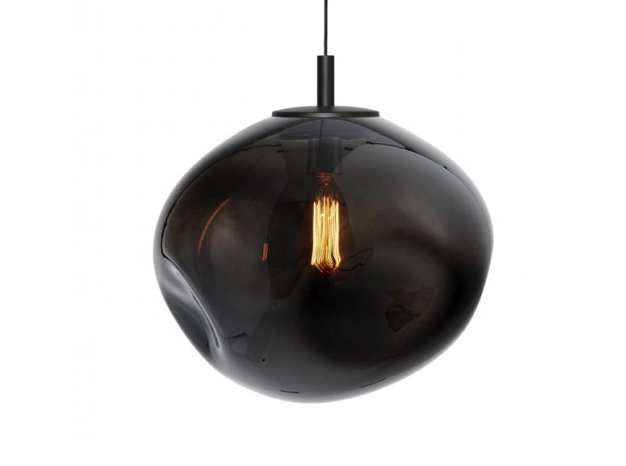 Lampa wisząca Avia Black przydymiona Kaspa