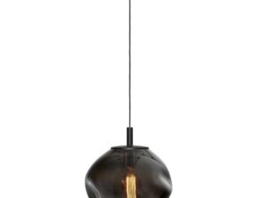 Lampa wisząca Avia Black przydymiona Kaspa