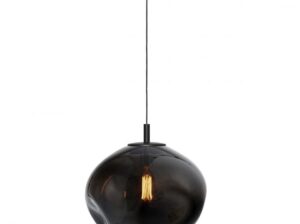 Lampa wisząca Avia Black przydymiona Kaspa