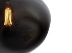 Lampa wisząca Avia Black przydymiona Kaspa
