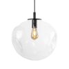Lampa wisząca Avia Black transparentna Kaspa