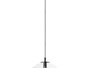 Lampa wisząca Avia Black transparentna Kaspa