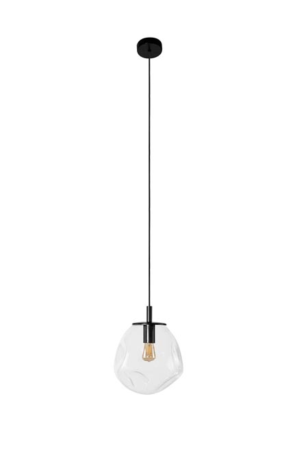 Lampa wisząca Avia Black transparentna Kaspa