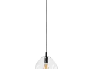 Lampa wisząca Avia Black transparentna Kaspa