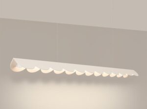 Lampa wisząca Biscuit beżowa LED Thoro