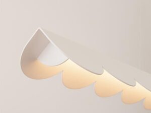 Lampa wisząca Biscuit beżowa LED Thoro