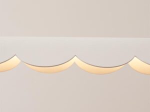 Lampa wisząca Biscuit beżowa LED Thoro