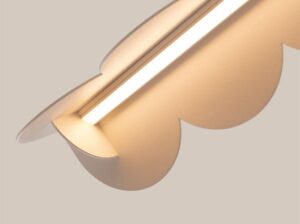 Lampa wisząca Biscuit beżowa LED Thoro