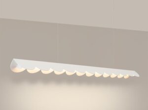 Lampa wisząca Biscuit biała LED Thoro