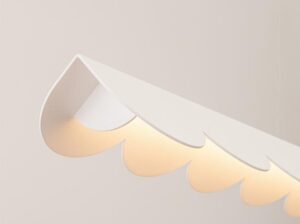 Lampa wisząca Biscuit biała LED Thoro