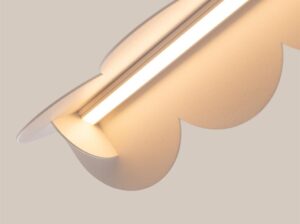 Lampa wisząca Biscuit biała LED Thoro