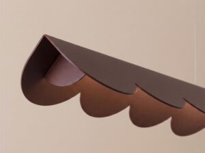 Lampa wisząca Biscuit brązowa LED Thoro