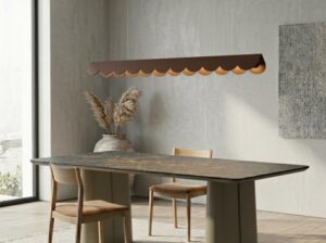 Lampa wisząca Biscuit brązowa LED Thoro