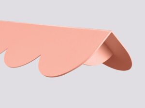 Lampa wisząca Biscuit brzoskwiniowa LED Thoro