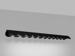 Lampa wisząca Biscuit czarna LED Thoro