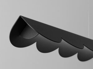 Lampa wisząca Biscuit czarna LED Thoro