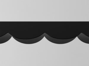 Lampa wisząca Biscuit czarna LED Thoro