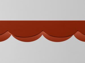 Lampa wisząca Biscuit ochra czerwona LED Thoro