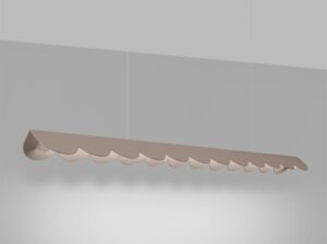 Lampa wisząca Biscuit taupe LED Thoro