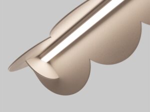 Lampa wisząca Biscuit taupe LED Thoro