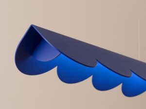 Lampa wisząca Biscuit ultramaryna LED Thoro