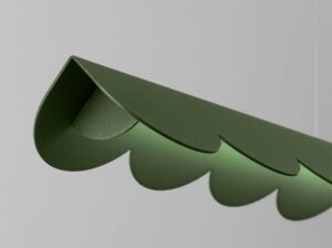 Lampa wisząca Biscuit zielona oliwka LED Thoro