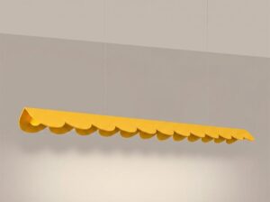 Lampa wisząca Biscuit żółta LED Thoro