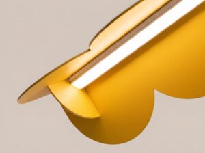 Lampa wisząca Biscuit żółta LED Thoro