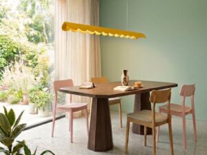 Lampa wisząca Biscuit żółta LED Thoro