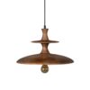Lampa wisząca Cath orzech Dutchbone