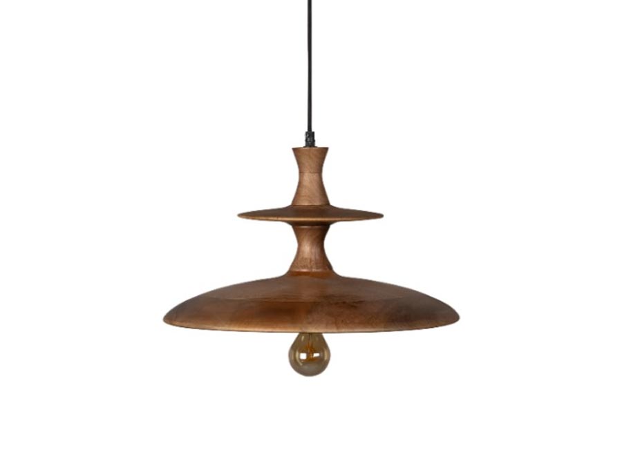 Lampa wisząca Cath orzech Dutchbone