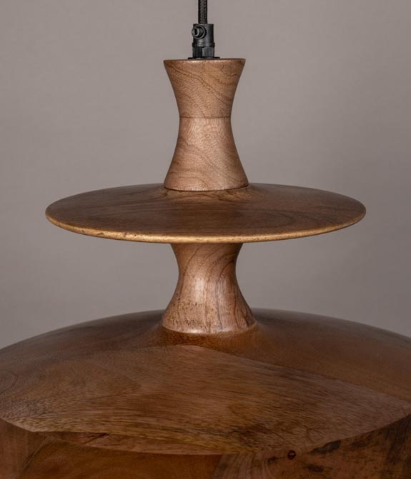 Lampa wisząca Cath orzech Dutchbone