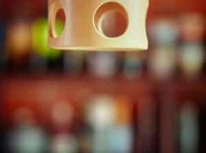 Lampa wisząca ceramiczna brzoskwiniowa HKliving