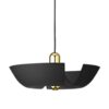 Lampa wisząca Cycnus czarna złota AYTM