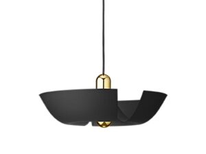 Lampa wisząca Cycnus czarna złota AYTM