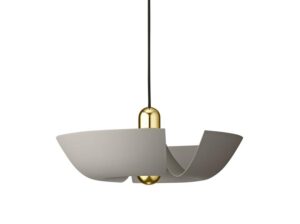 Lampa wisząca Cycnus taupe złota AYTM