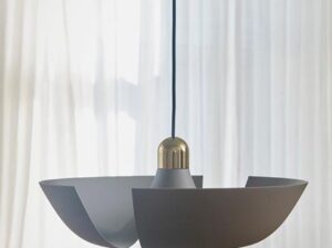 Lampa wisząca Cycnus taupe złota AYTM