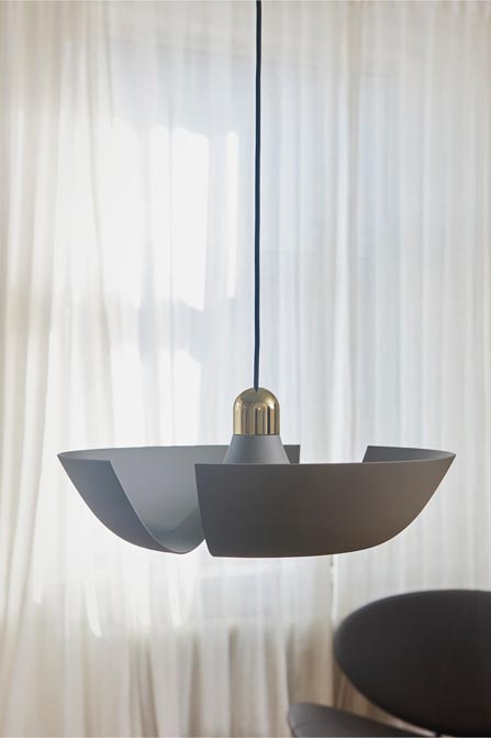 Lampa wisząca Cycnus taupe złota AYTM