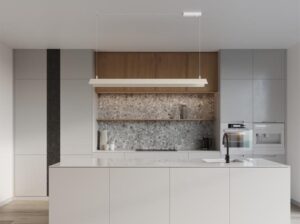 Lampa wisząca Elva beżowa LED Thoro