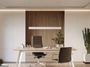 Lampa wisząca Farge biała LED Thoro