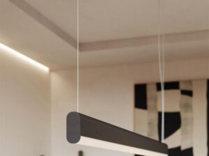 Lampa wisząca Farge czarna LED Thoro