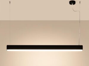 Lampa wisząca Farge czarna LED Thoro