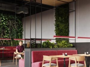 Lampa wisząca Farge różowa LED Thoro