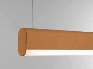 Lampa wisząca Farge złota LED Thoro