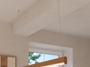 Lampa wisząca Farge złota LED Thoro