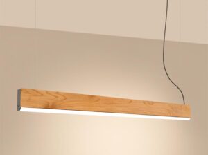 Lampa wisząca Lykke dąb LED Thoro