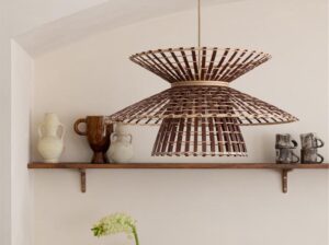 Lampa wisząca Machu Picchu naturalna brązowa Good&Mojo