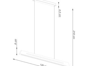 Lampa wisząca Skog dąb LED Thoro
