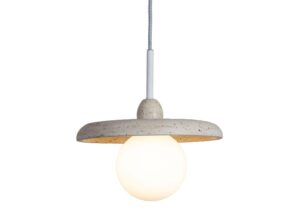 Lampa wisząca Tivoli dysk biała It's About RoMi