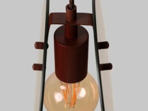 Lampa wisząca Toledo brązowa It’s about RoMi